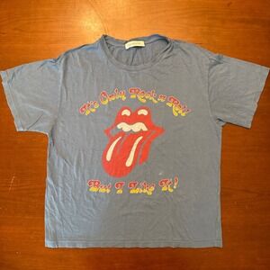 Daydreamer tee shirt small Rolling Stones only rock n roll blue‎ vintage look